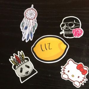 5 pieces sticker pack